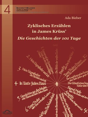 cover image of Zyklisches Erzählen in James Krüss' „Die Geschichten der 101 Tage"